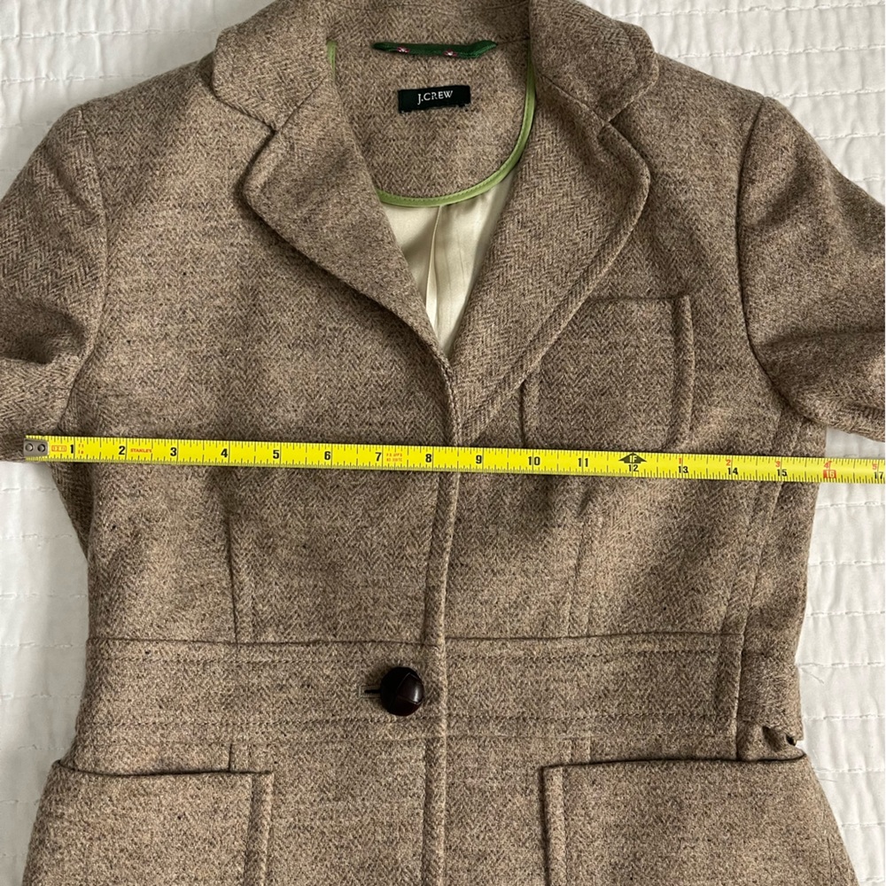J. Crew by Robert Noble Blazer Herringbone Wool